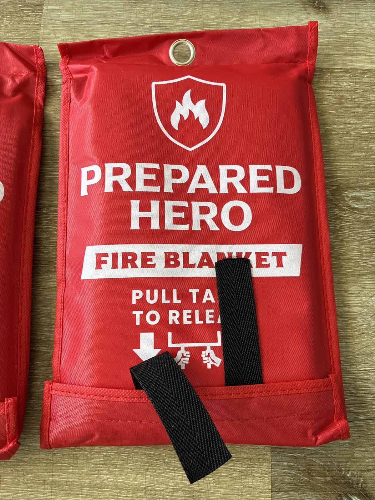 Prepared Hero Emergency Fire Blanket – 2 Pack – Fire Suppression for Kitchen
