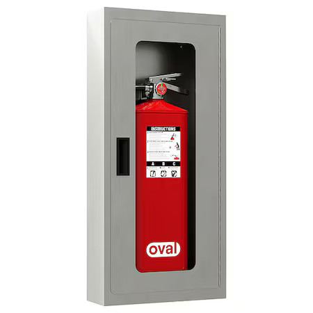 Oval Csss-040100 Fire Extinguisher Cabinet, 29.125″ O.H