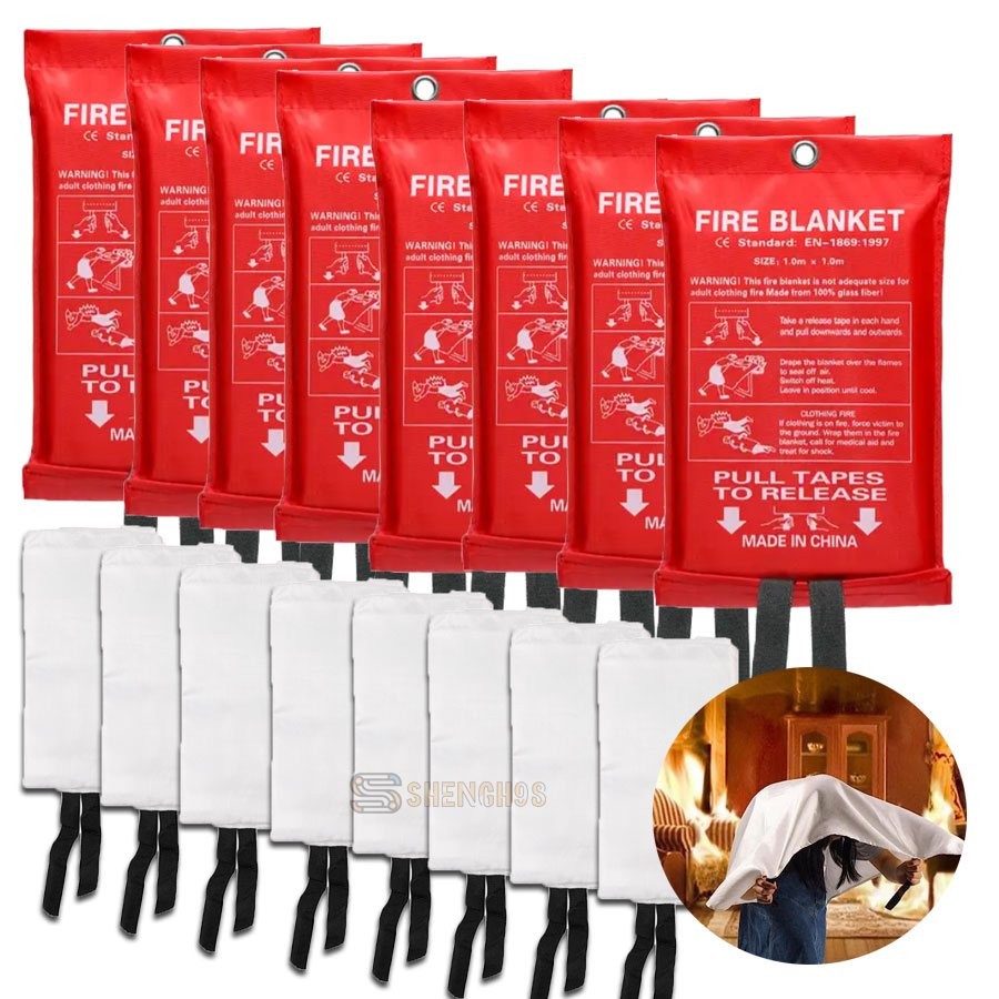 Wholesale Fire Extinguishing Blanket Fiberglass Emergency Home Retardant 59″x59″