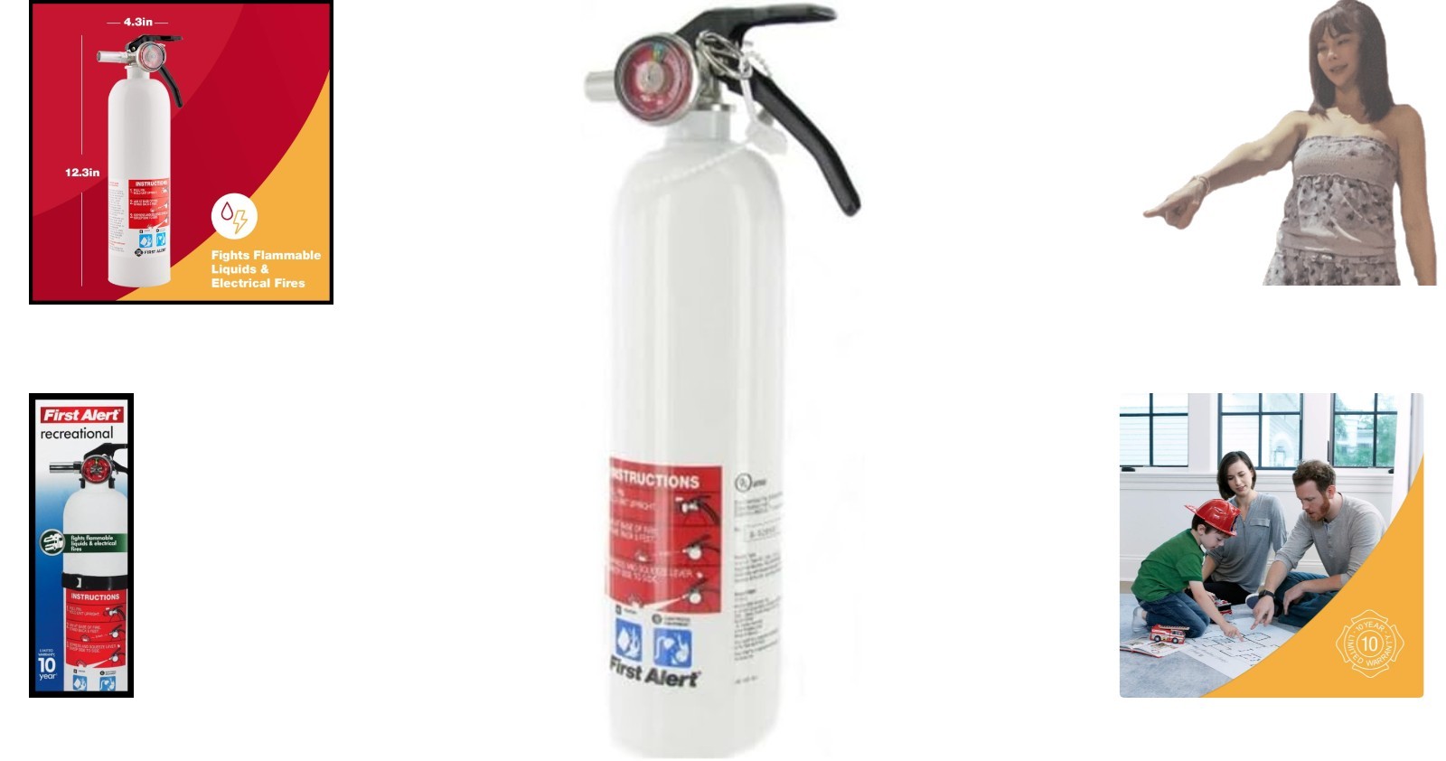 Rechargeable Fire Extinguisher, Corrosion-Resistant – Perfect for Travel Safety