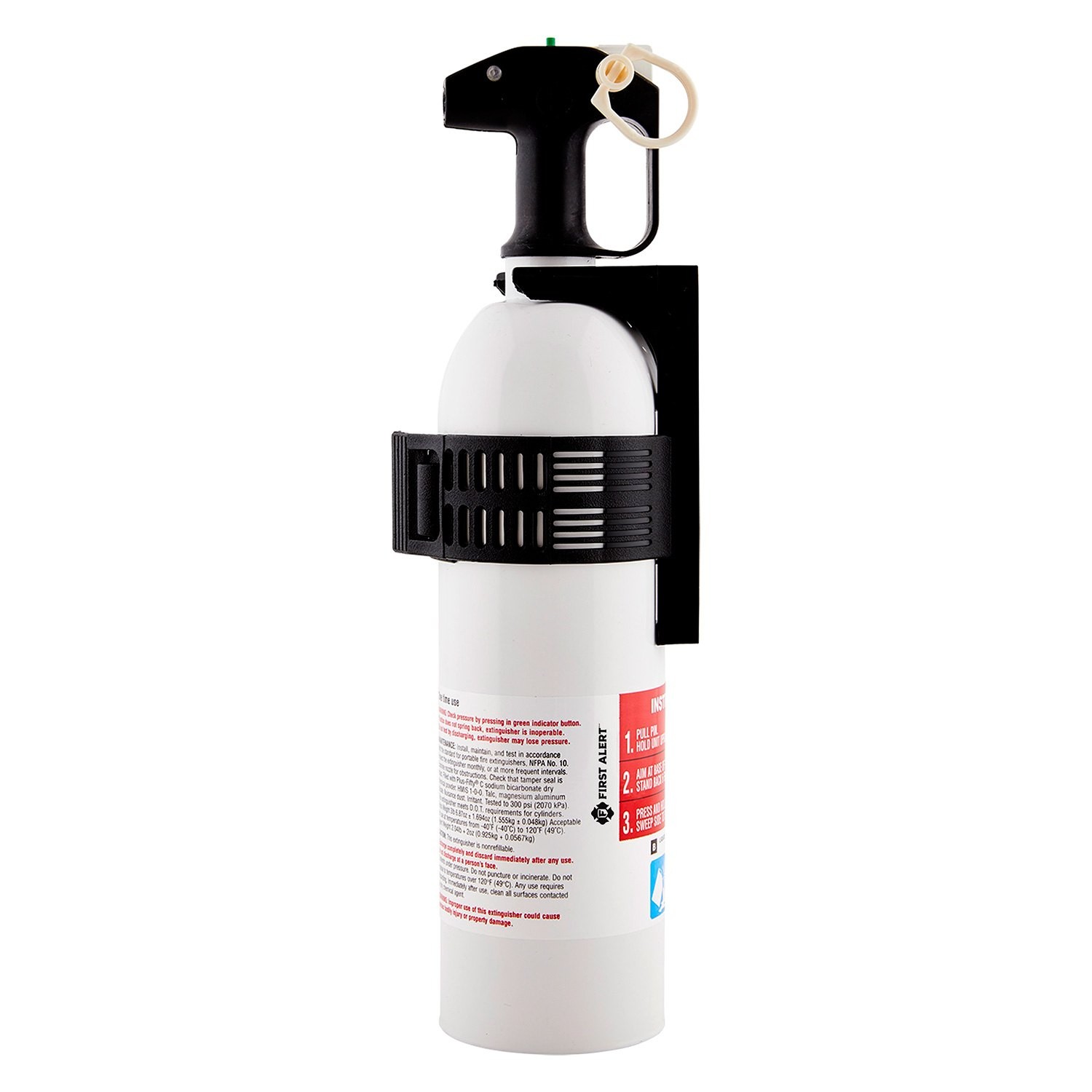 BRK 10-B:C10-B:C 2.4 lb White Rechargeable Fire Extinguisher