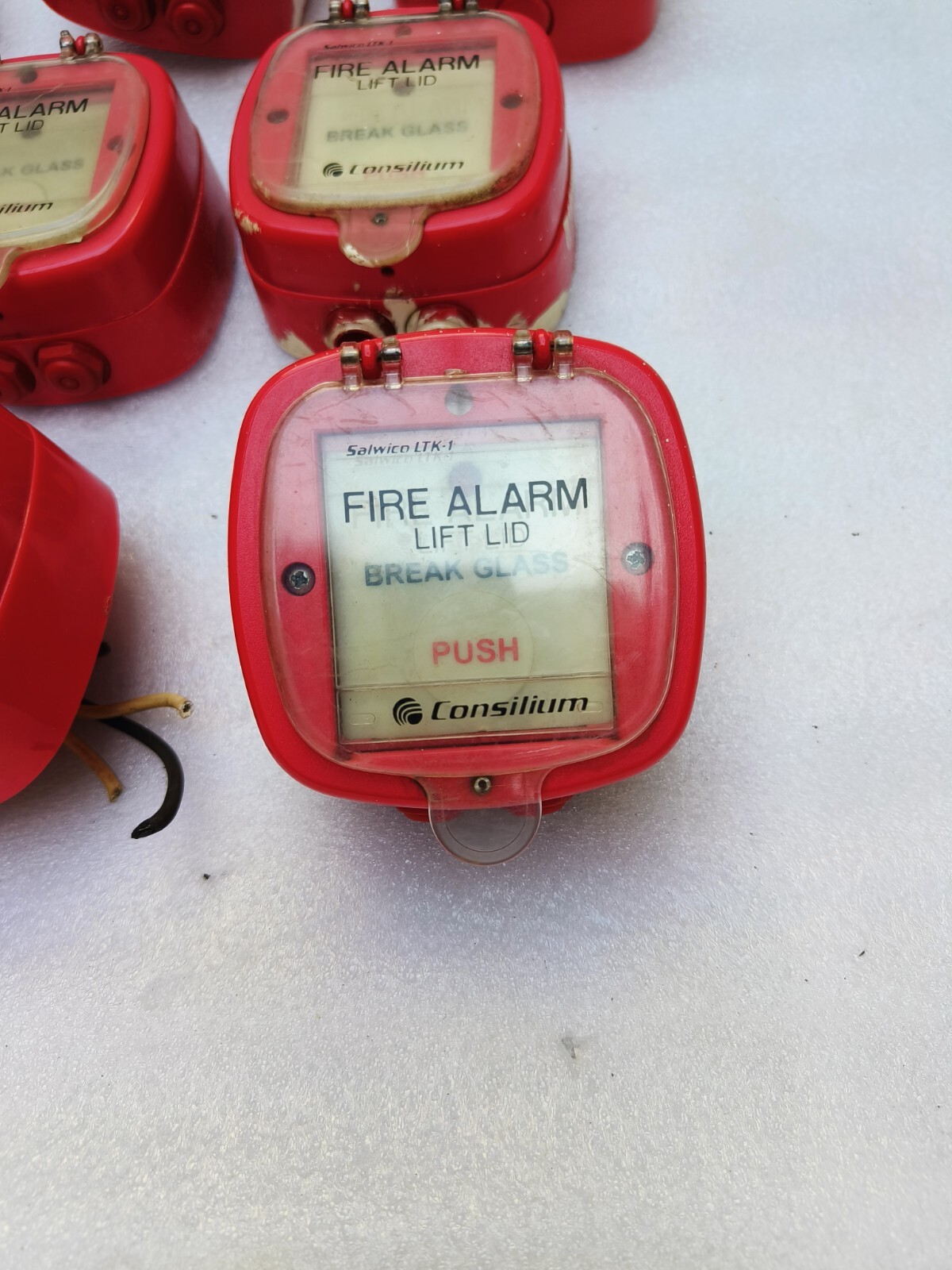 Consilium Salwico LTK-1 FIRE ALARAM LIFT LID (LOT OF 9PC)