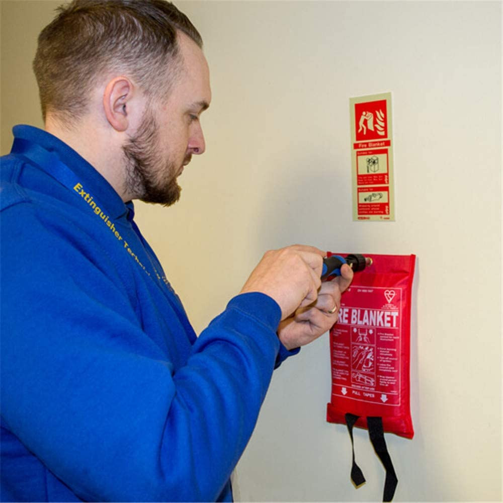 Fire Blanket Emergency Fire Suppression Blanket For Home And Kitchen Prepared X3