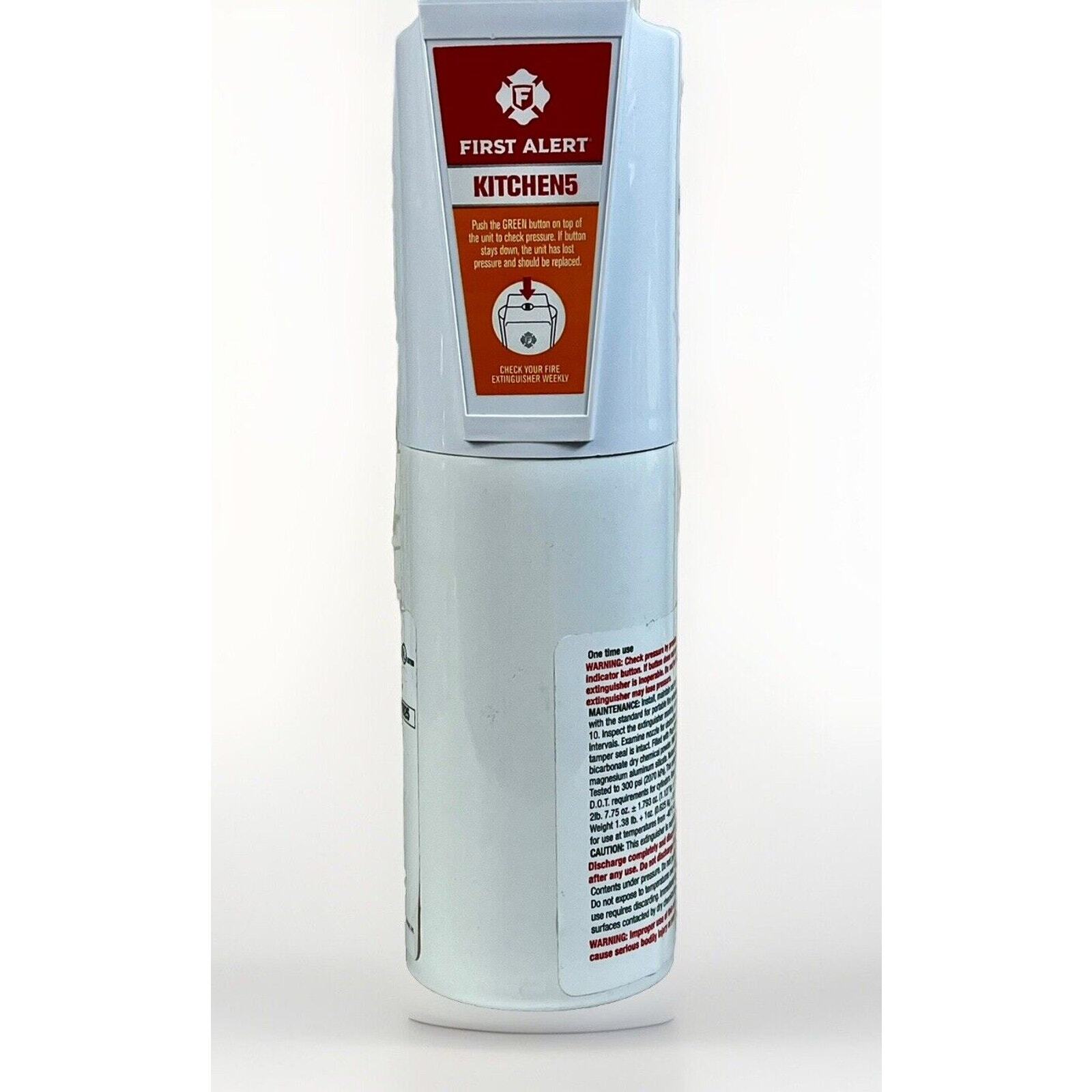 First Alert Kitchen Fire Extinguisher Model KFE2S5 Kitchen 5 New Fats /Grease