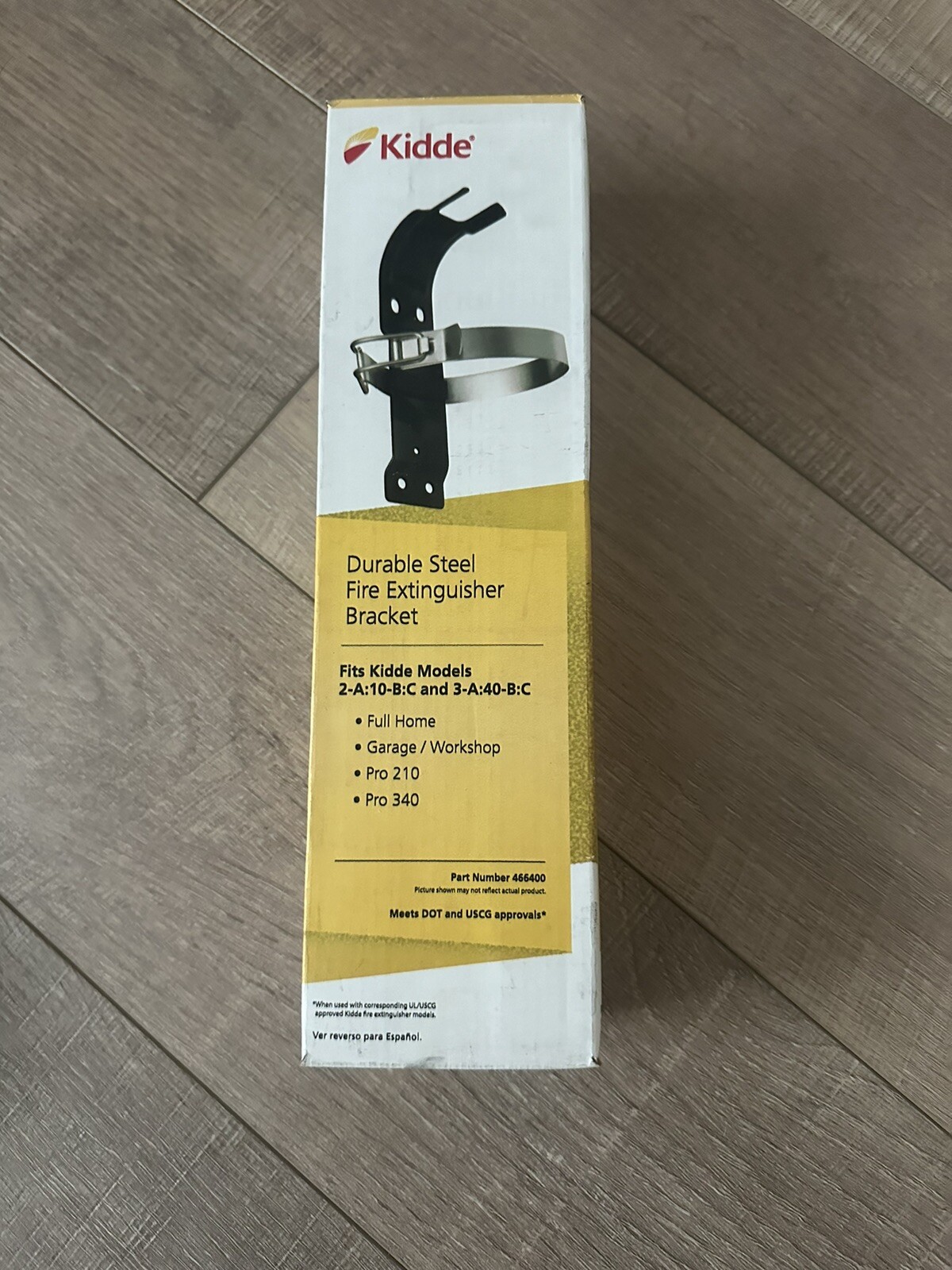 Kidde Durable Steel Fire Extinguisher Bracket – 2-A:10-B:C and 3-A:40-B:C – NEW