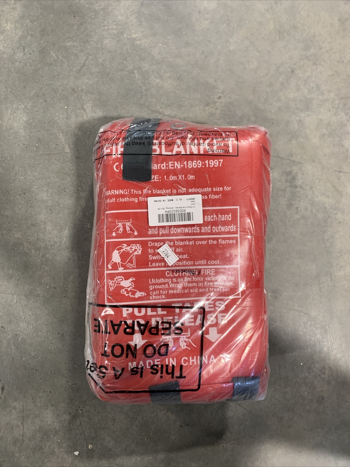 10 PACK FIRE BLANKET Fiberglass Hero Emergency Home Retardant Prepared 39”x39”