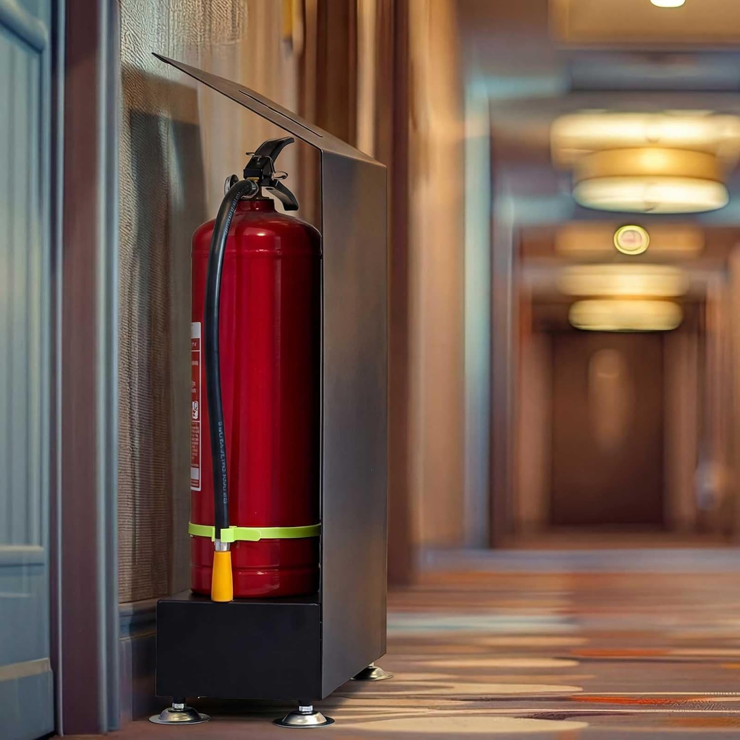 2 Pack Fire Extinguisher Stand Floor Holder for Garage, Office, Warehouse, Heavy