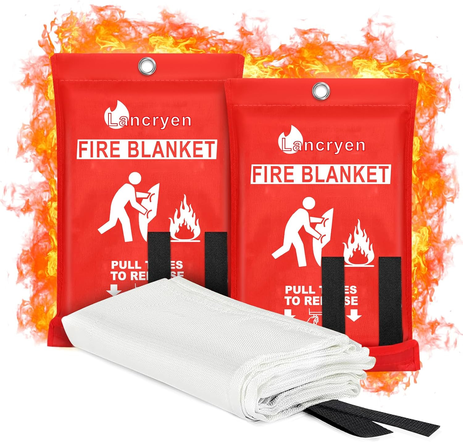 Emergency Fire Blanket, Fire Extinguisher Blanket, Fire Suppression Fabric, Flam