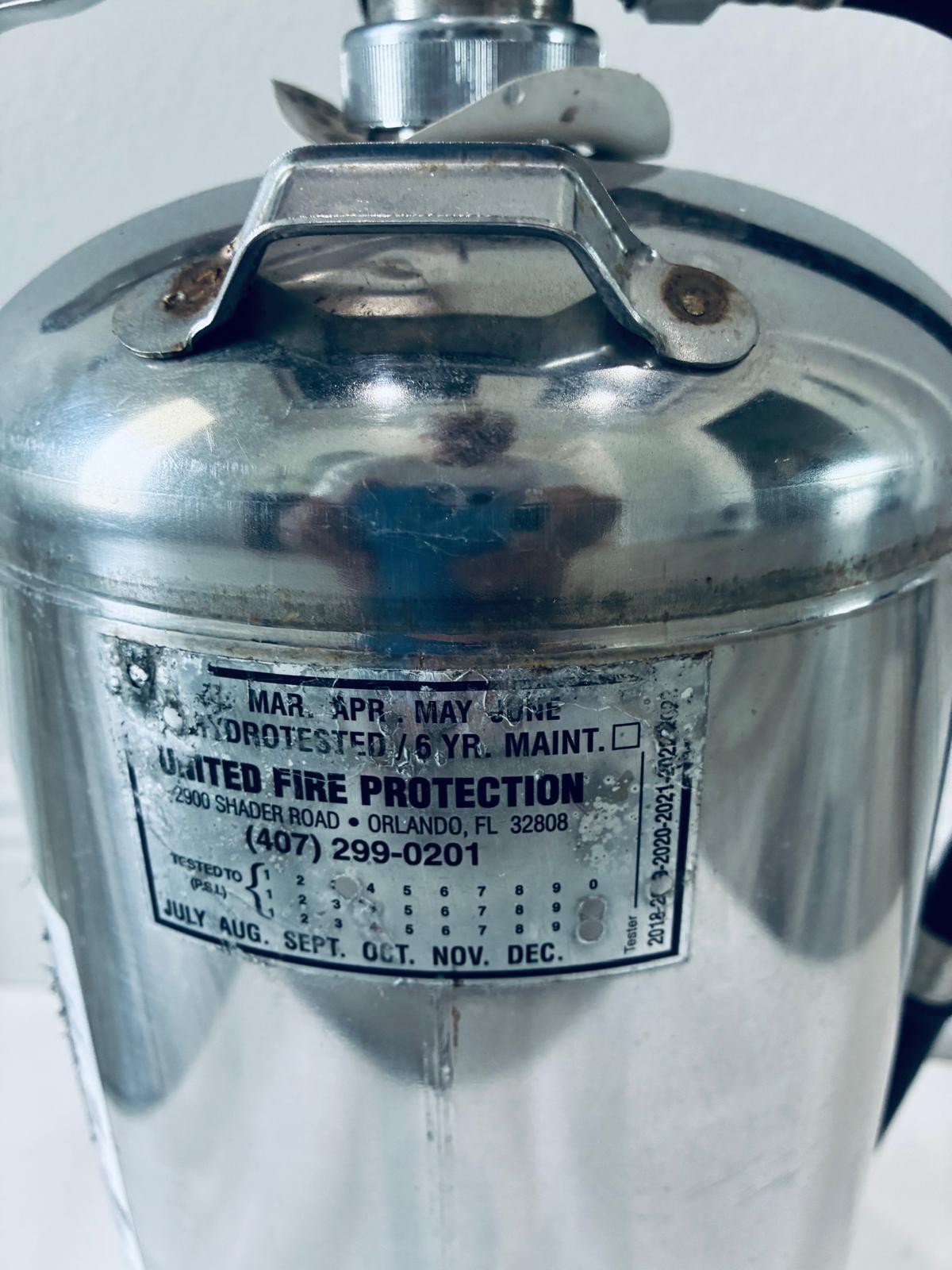 Amerex B260, 6 Liter Wet Chemical Class A K Fire Extinguisher Kitchen Restaurant