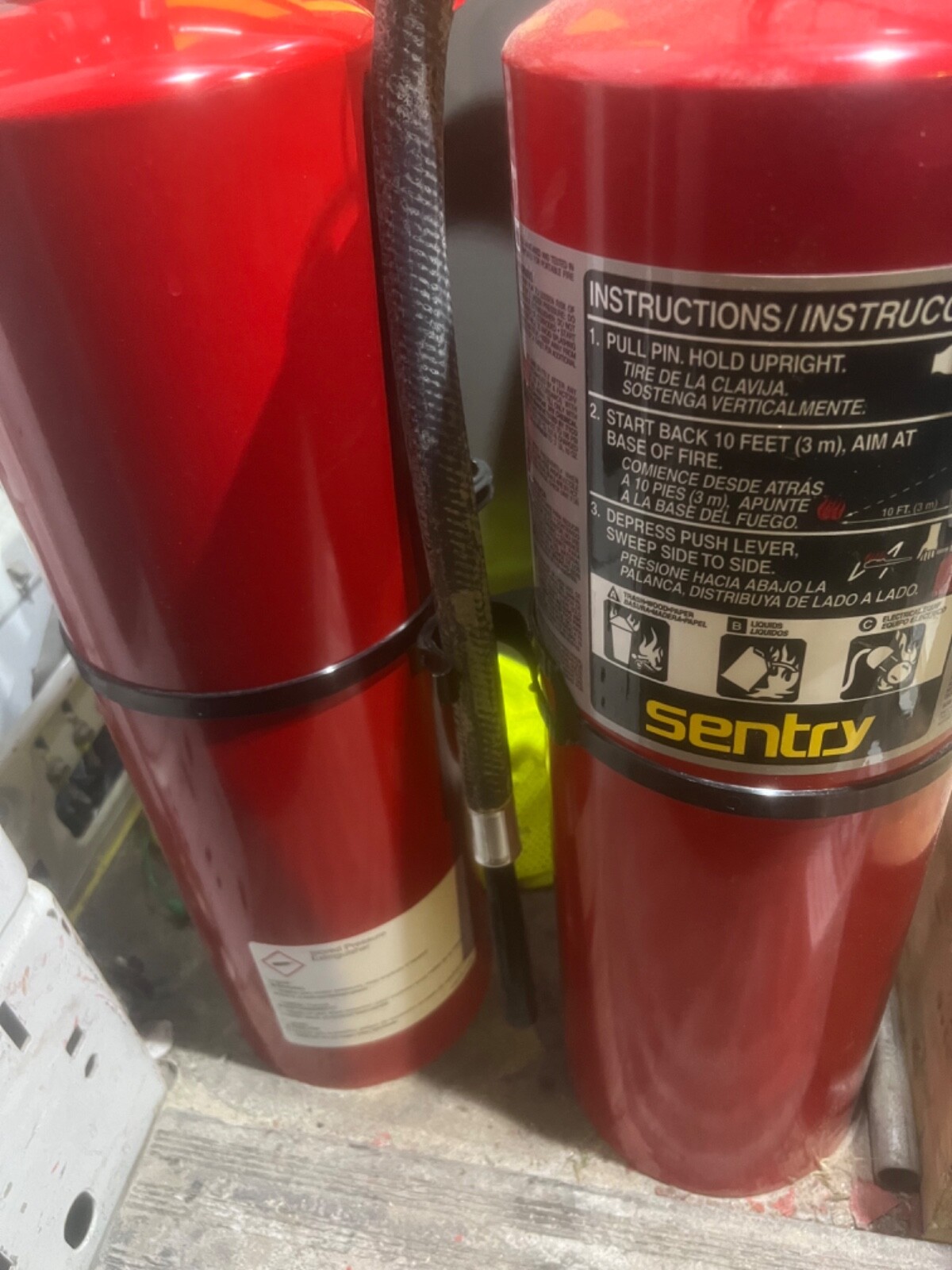 FIRE EXTINGUISHER 10lb ABC (SCRATCH & DIrty) SET OF 2. Simplex, or others 