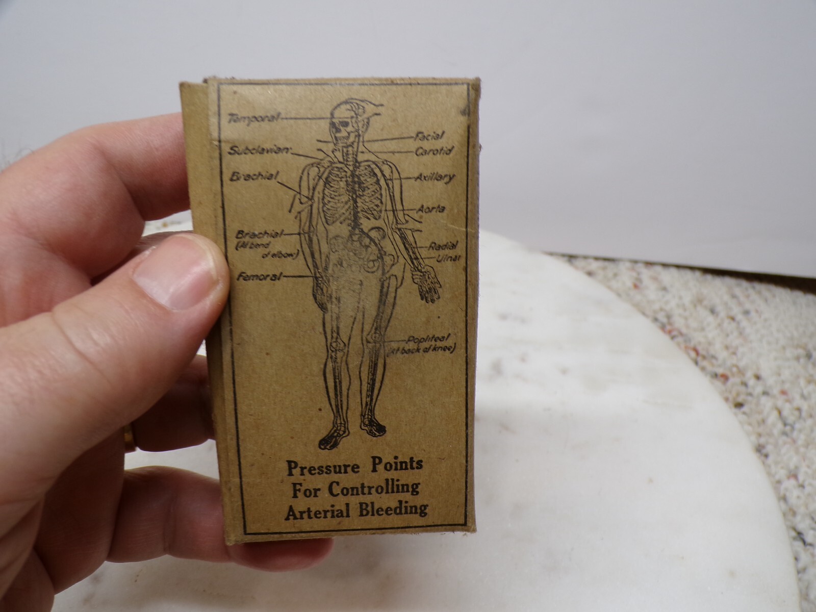 Mine Safety Appliances Co Pittsburgh PA M-S-A First Aid Kit Type D Metal Case