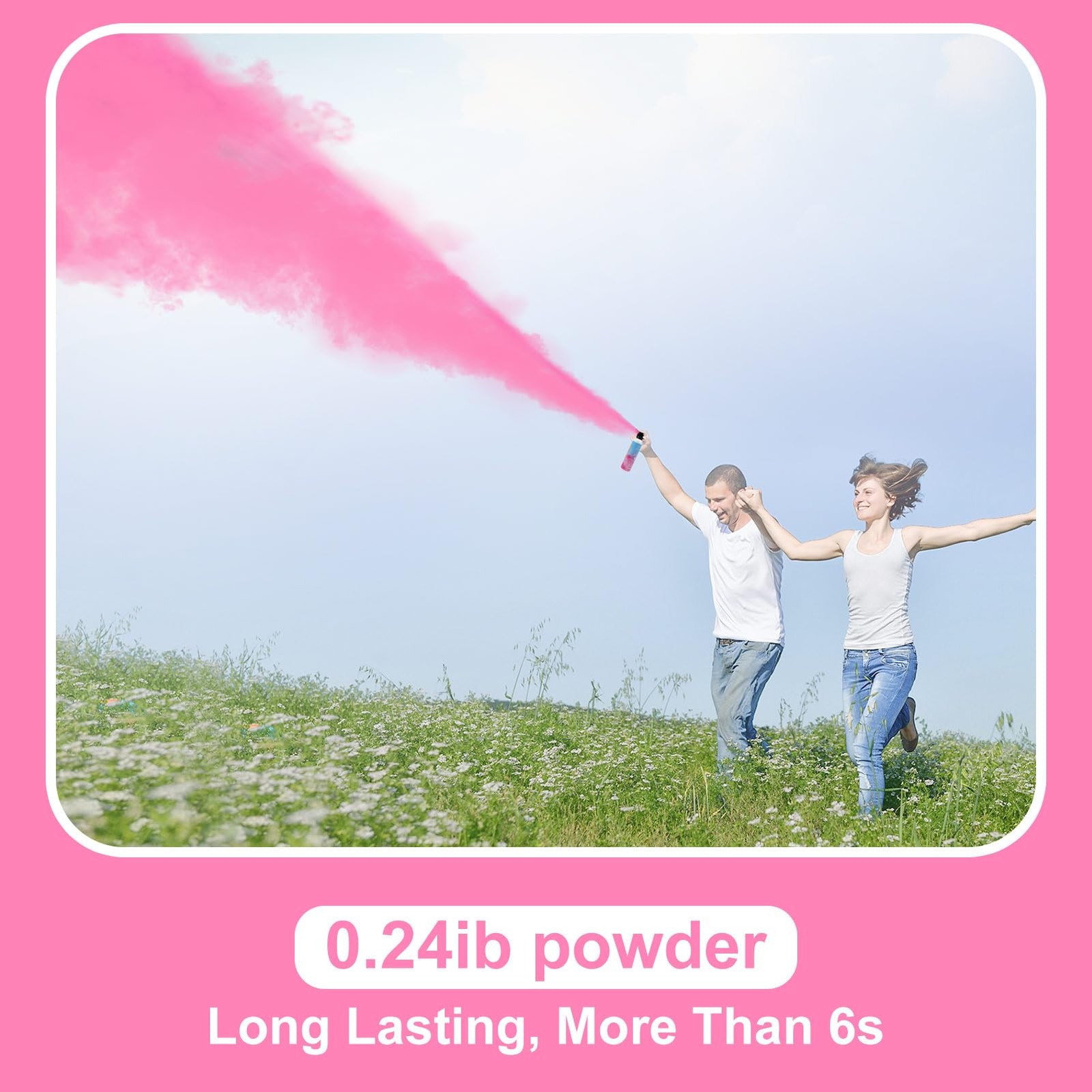 4-Pack Pink Gender Reveal Fire Extinguisher Baby Reveal Party Decorations