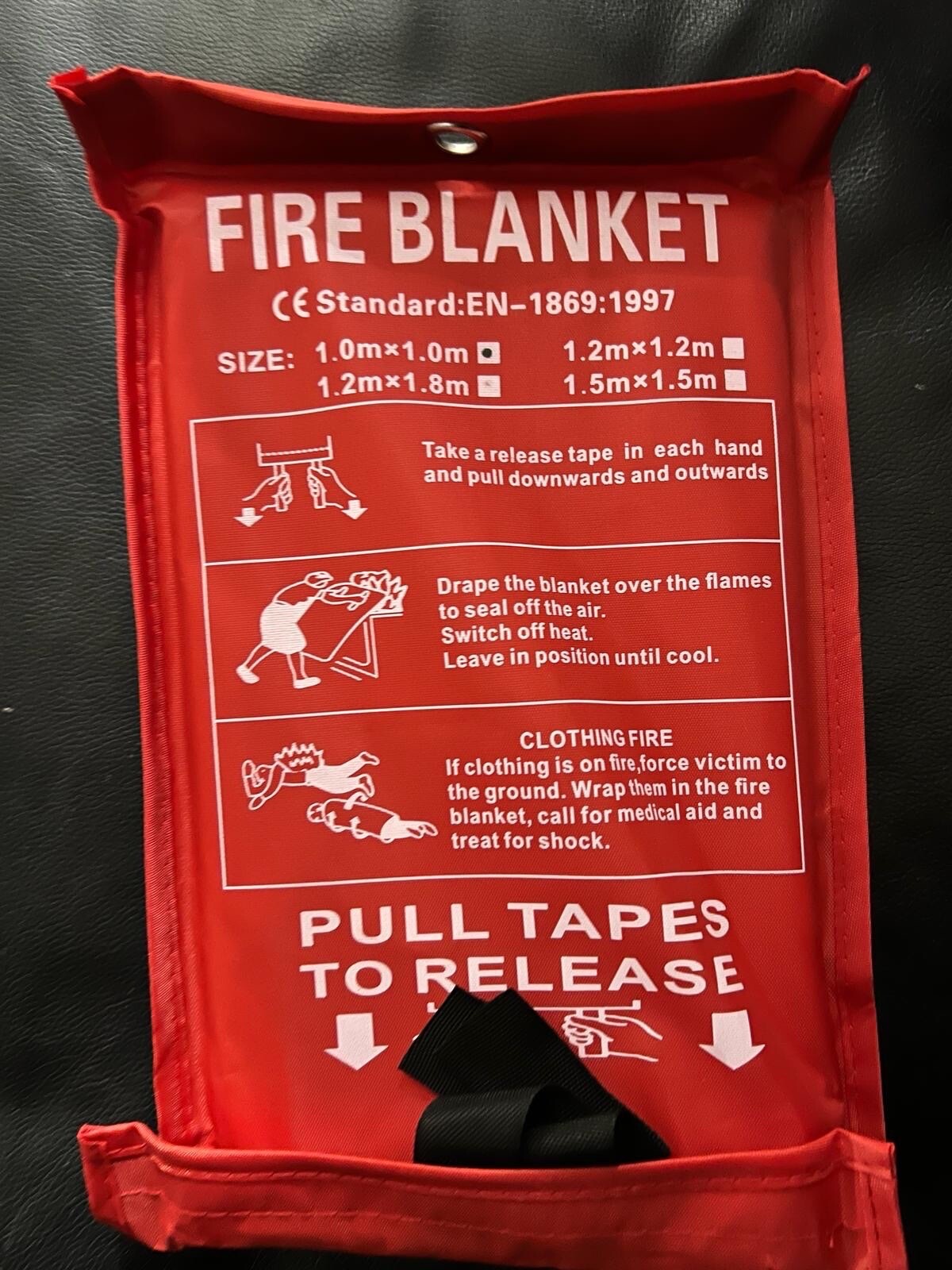 FIREBALL EXTINGUISHER AND FIRE BLANKET COMBO! BE READY NOT SORRY! Ships From USA