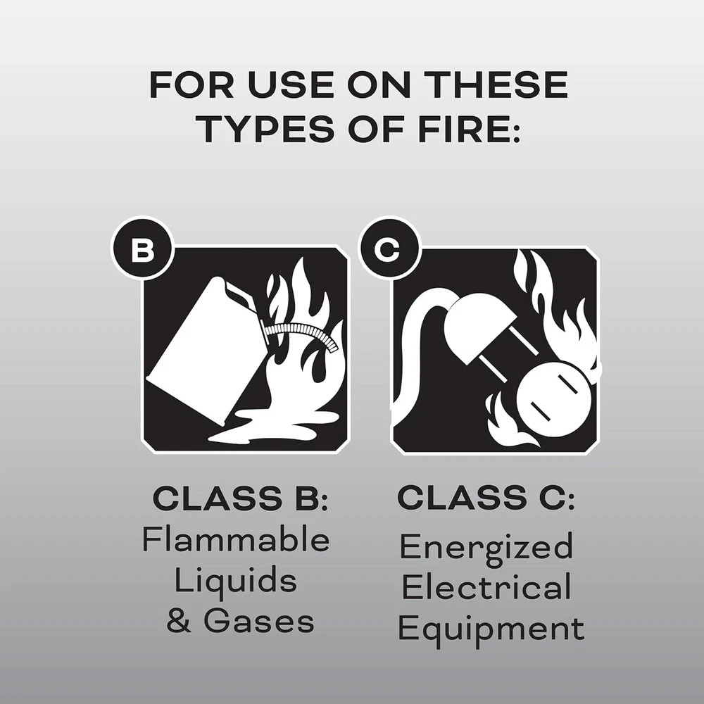 Fire Extinguisher For Car Truck Auto Marine Boat Kidde 3.9Lb 10-B:C Dry chemical