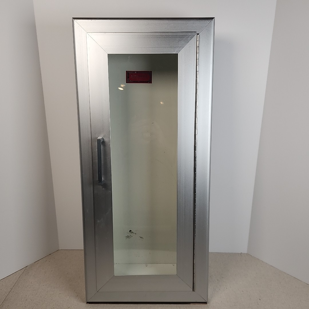 Larsens Manufacturing Fire Extinguisher Semi Recessed Fire Rated Cabinet
