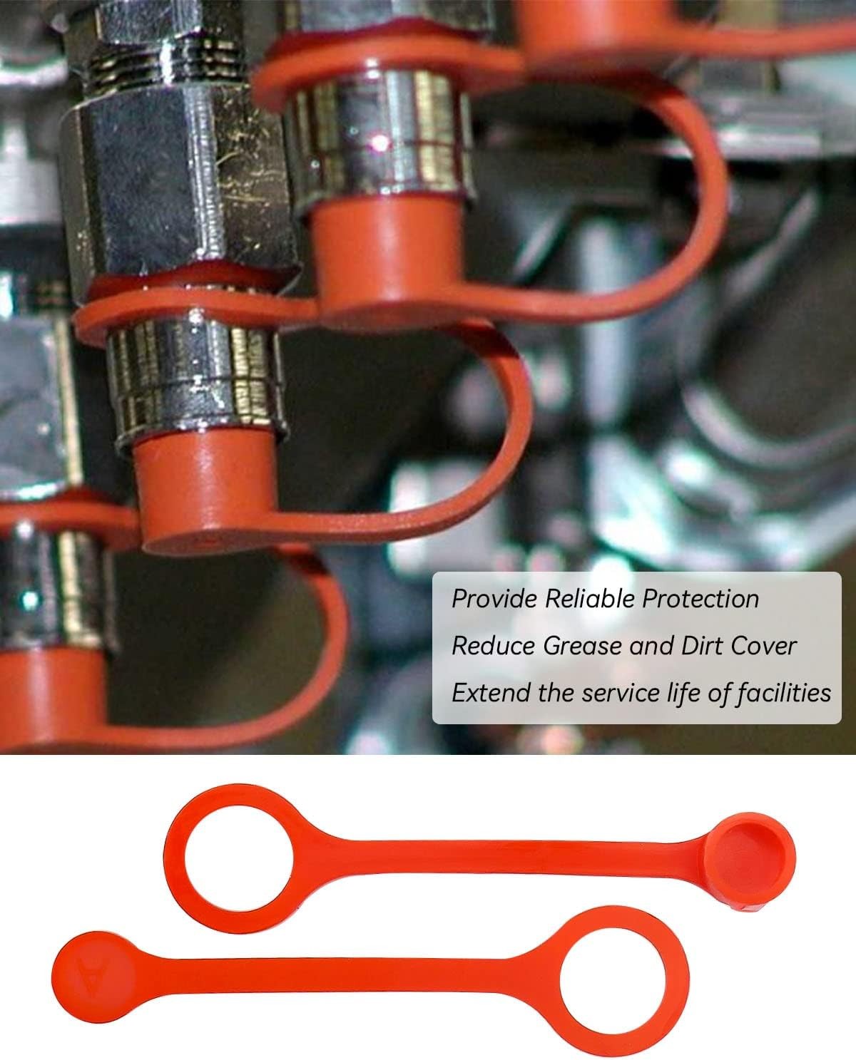 Rubber Blow Off Caps Fit for Ansul R102 Piranha Industrial Kitchen Fire