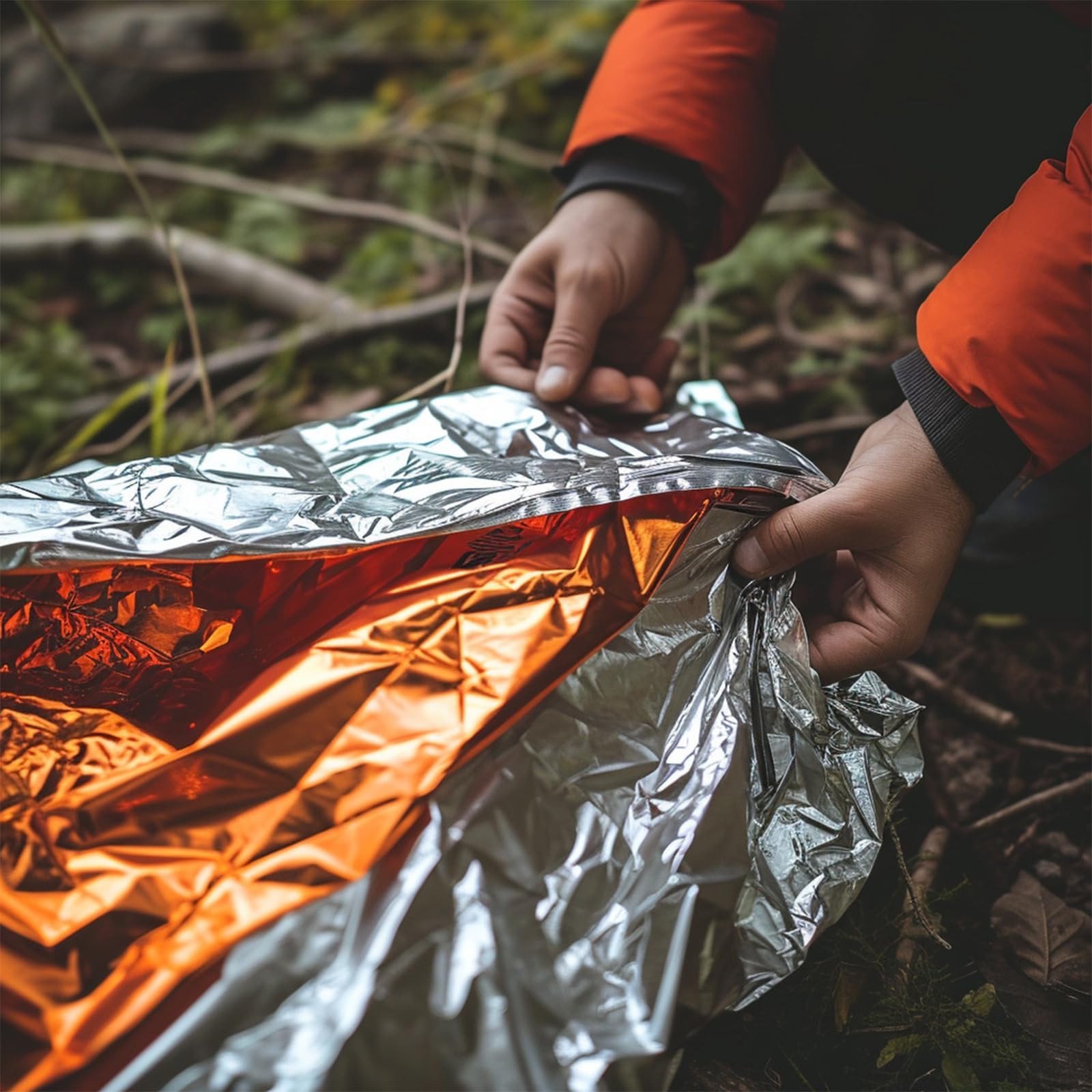 Emergency Mylar Thermal Blankets: Portable Space Blanket, Camping, Bug Out Ba…