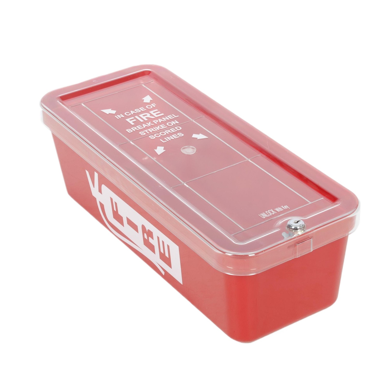 Fire Extinguisher Cabinets Box Red Plastic ABS Cover Case for 5LB 4pcs/Pack