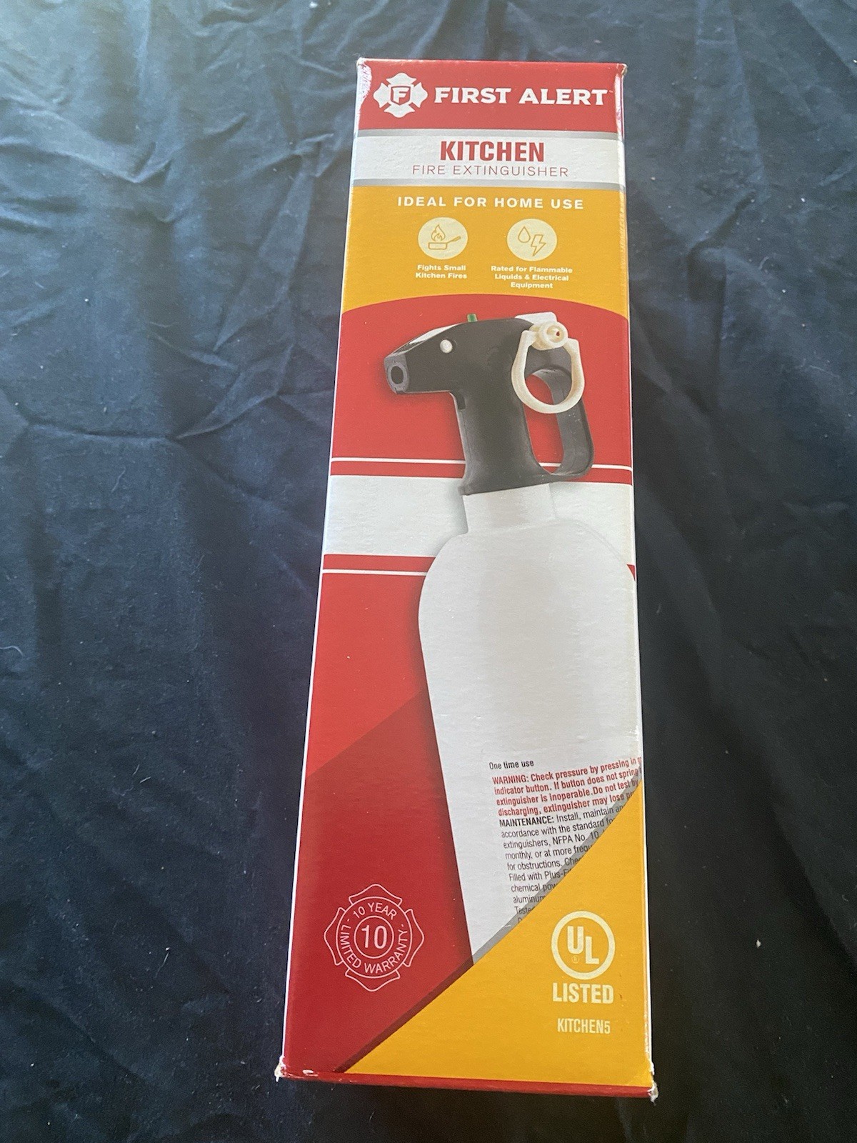 FIRST ALERT KITCHEN 5 FIRE EXTINGUISHER – #KFE2S5 New Open Box