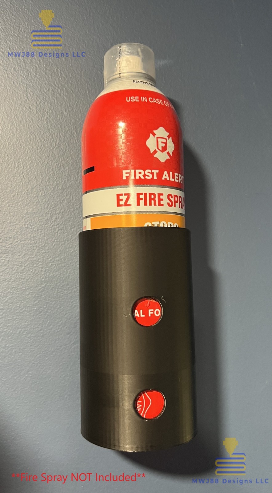 First Alert EZ Fire Spray Wall Mount – Fire Extinguisher – Mount ONLY