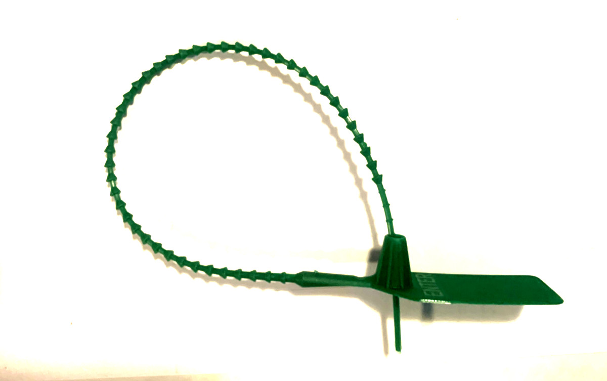 NEW 100 FIRE EXTINGUISHER TAMPER PROOF “FLAG” SAFETY SEALS (GREEN) U.L. APPROVED