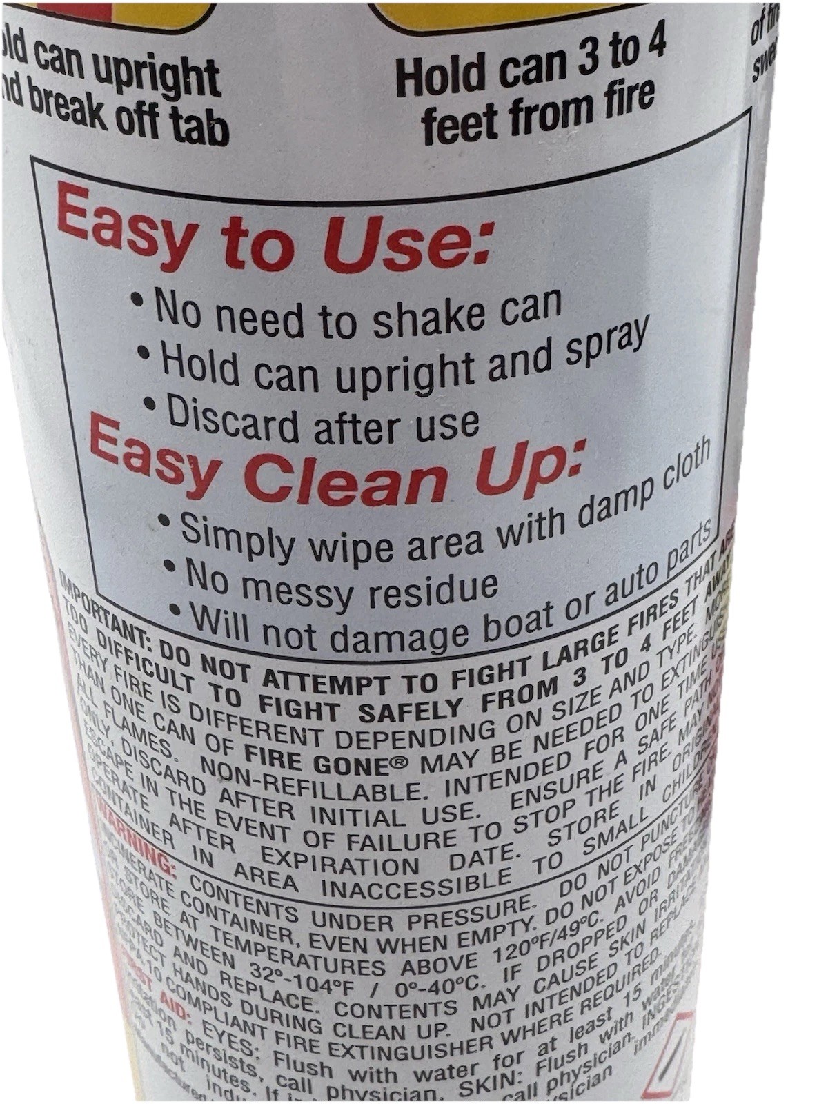 2 Pack Max Pro Fire Gone Suppressant/Extinguisher 16 oz. ea EXPIRED 2020