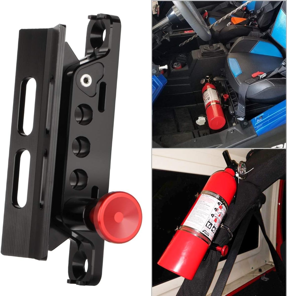 Car Fire Extinguisher Holder Mount Bracket Adjustable for Jeep Wrangler 2007-21
