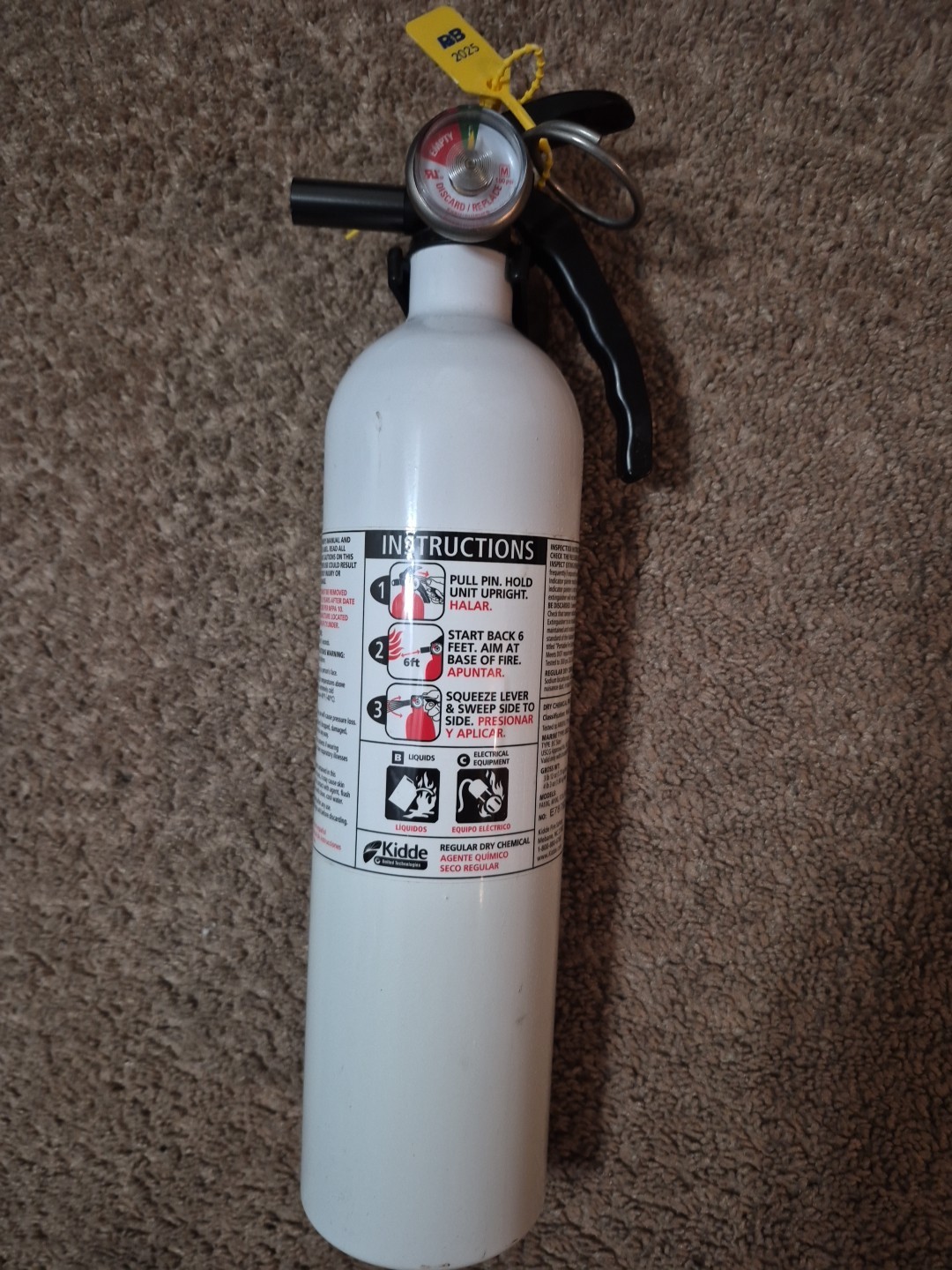 🧯🕯Kidde M10G( BC) Auto/Marine Fire 🔥 Extinguisher. With Bracket &INSP. TAG💎