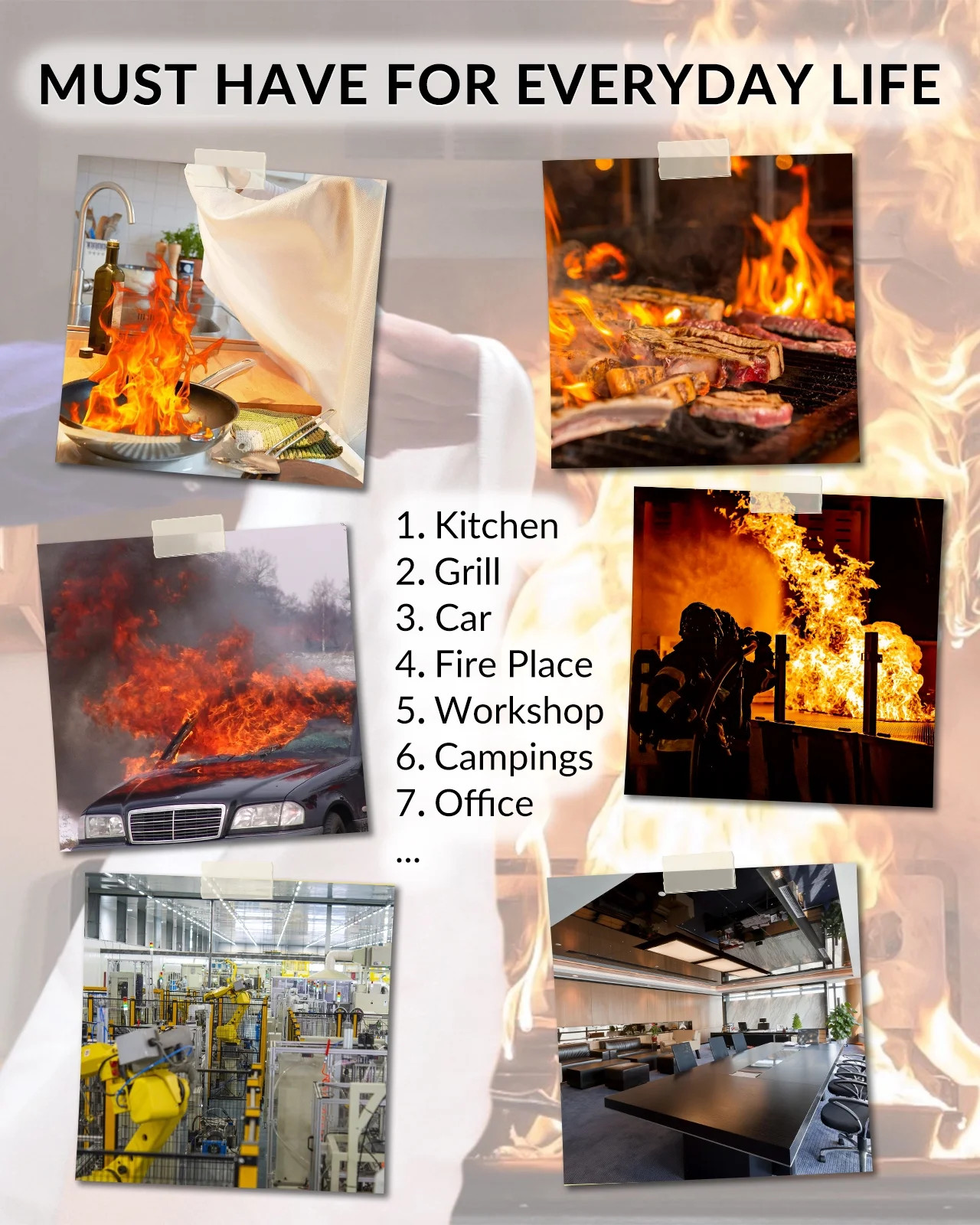 Fiberglass , Fire Suppression Blanket for Emergency Surival,Emergency Blanket wi