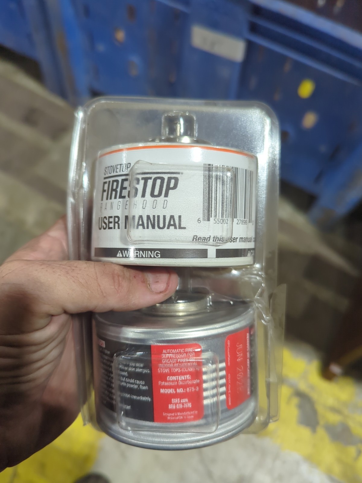 NEW – StoveTop FireStop 675-3D RangeHood Fire Suppressor 2 Pack – June 2028
