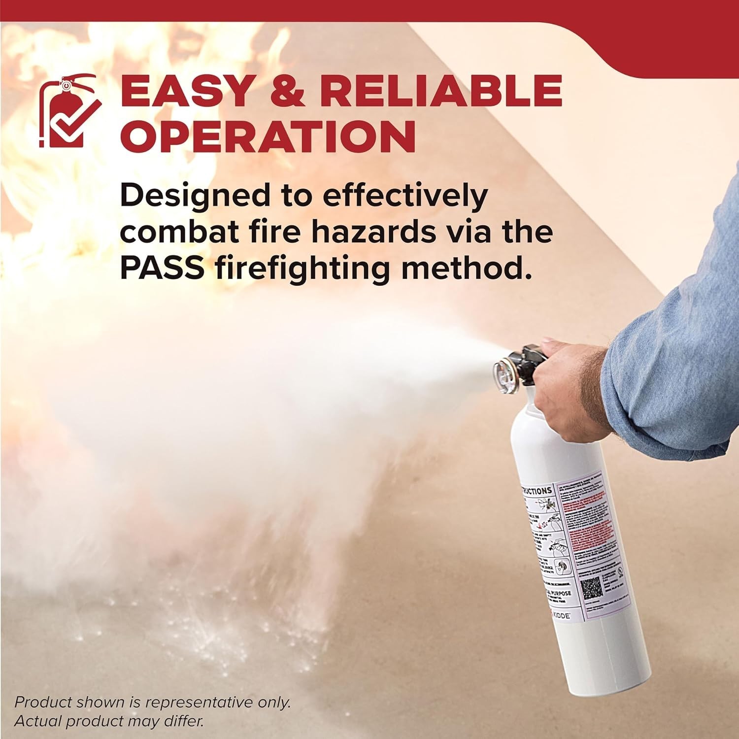 Reliable Hand-Powered Fire Extinguisher for Autos – Compact & Efficient Design