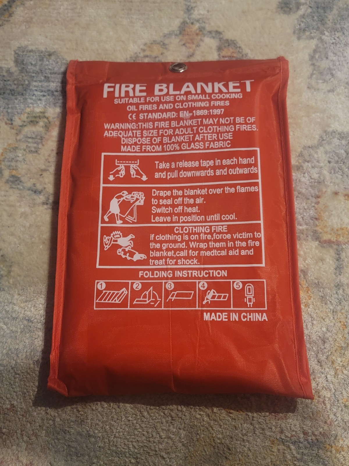 Emergency Fire Blanket Home and Kitchen Suppression Blanket
