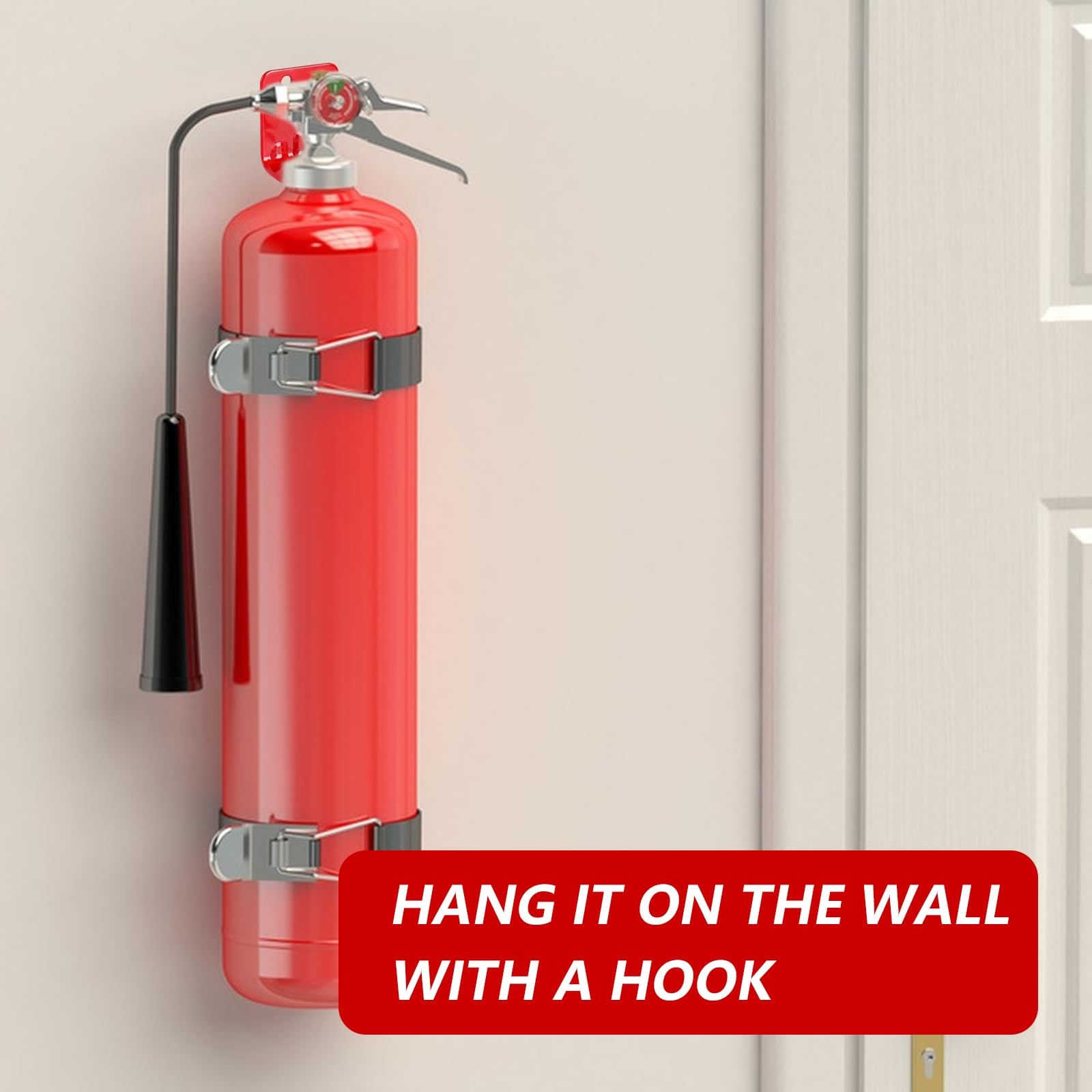 Fire Extinguisher Mounts & Brackets,4 Pack Fire Extinguisher Brackets and Hol…