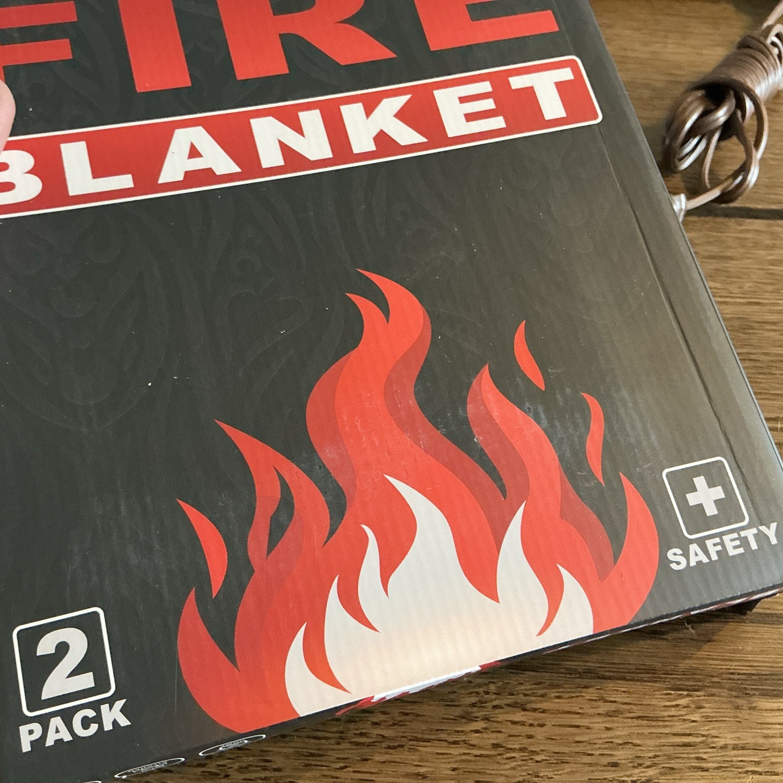 2 PACK FIRE BLANKET Honeyera Early Response Fiberglass 40″ x 40″ – NEW