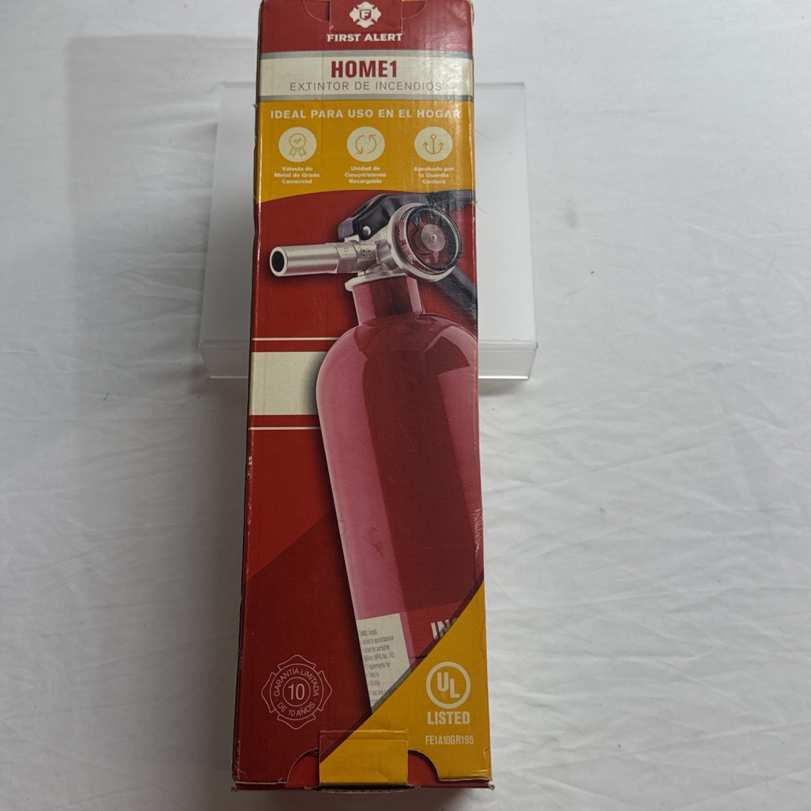 First Alert Home1 1-A:10-B:C Rechargeable Home Fire Extinguisher 2.5lbs NEW
