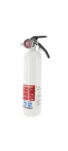FIRST ALERT REC5 RECHARGEABLE FIRE EXTINGUISHER SODIUM BICARBONATE-White