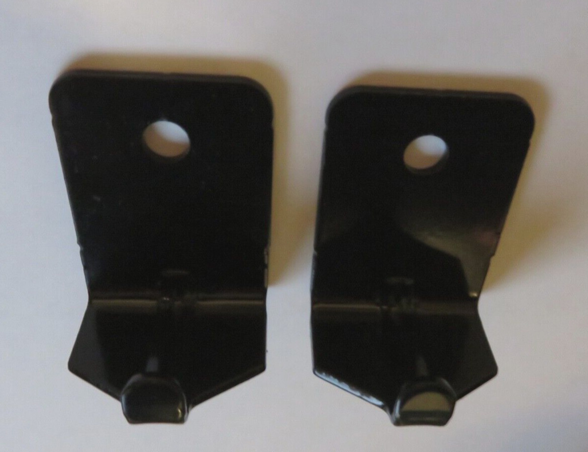 🧯(LOT OF 2)BLACK UNIVERSAL WALL MOUNT 5 & 10 lb SIZE FIRE EXTINGUISHER BRACKET