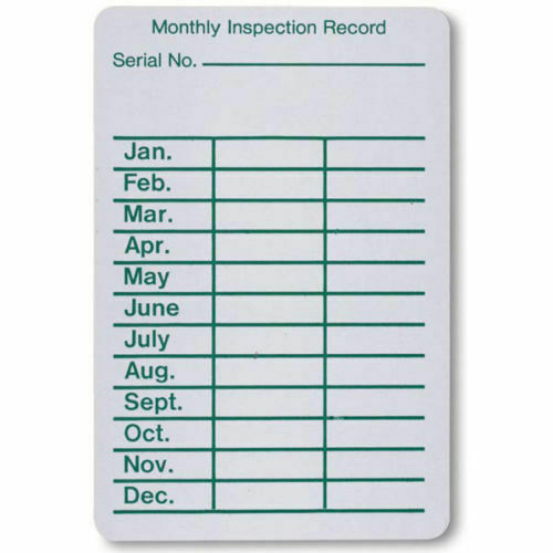 ✅🔥🧯ADHESIVE PEEL & STICK MONTHLY INSPECTION/SIGN & DATE LABELS…2″ X 3″🚒