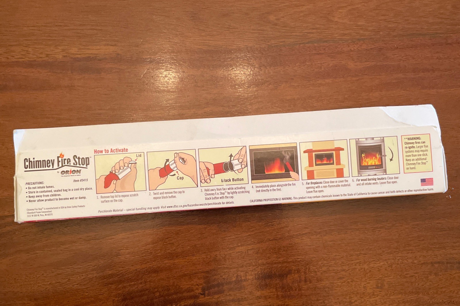 Orion Chimney Fire Stop Fire Extinguisher for Fireplace Works in 22 Seconds! NEW