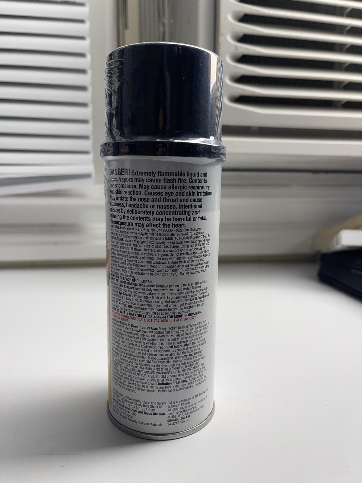 3M Fire Stop Block Spray Foam 12 Fl Oz Orange FB Polyurethane Sealant