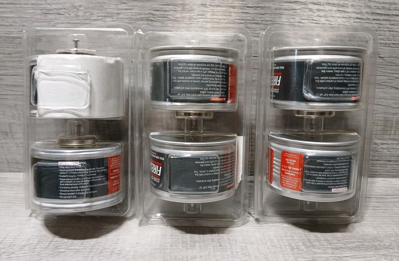 Lot Of 3 2pk Stovetop Firestop Automatic Fire Suppressors EXP 7/2031 NEW