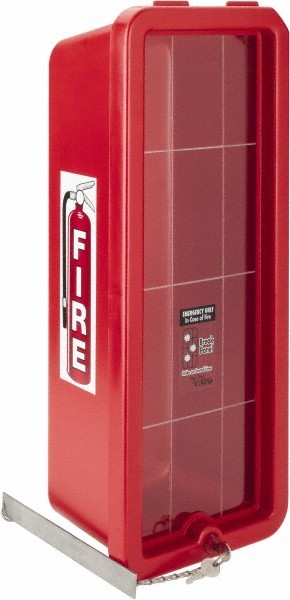 Made in USA 20 Lb. Capacity, Surface Mount, Crystal Polystyrene Fire Extingui…