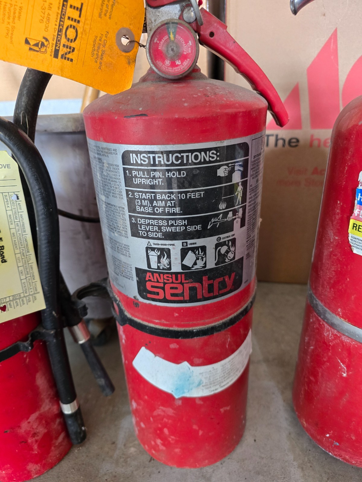 5LB ANSUL SENTRY AA05S-1 – ABC Dry Chemical Fire Extinguisher