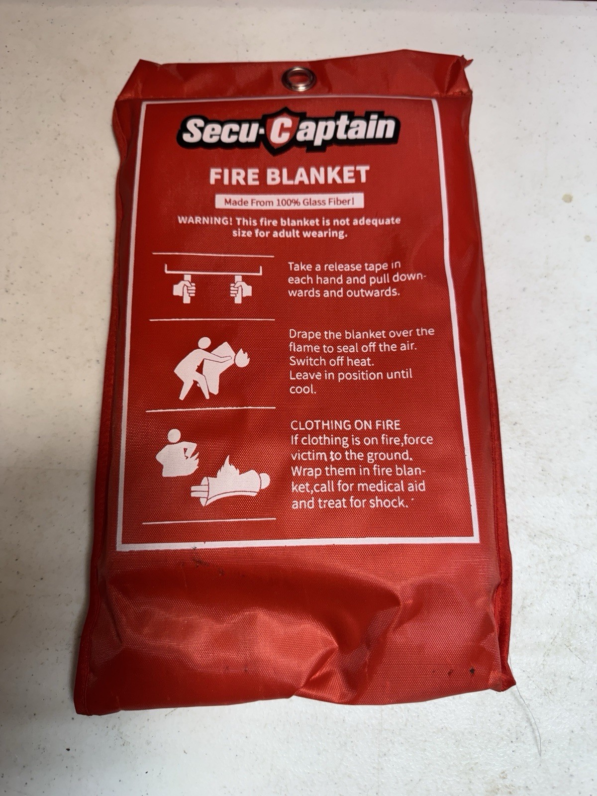 Secu-Captain Fire Blanket EN-1869:2019 Camping Survival A139