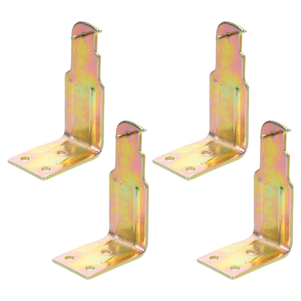 4Pcs Reusable Fire Extinguisher Wall Mount Zinc Alloy Gold Holder Bracket