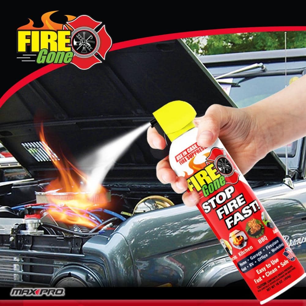 16 oz. Multi-Use Fire Extinguisher Spray – A:B:C Rated NEW