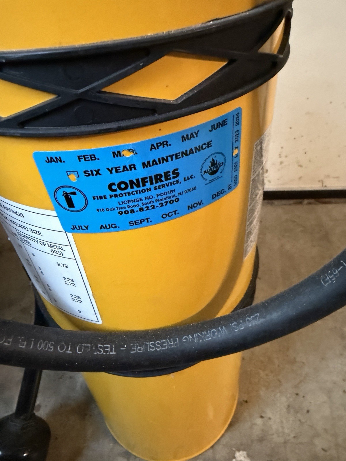 Amerex Super D 30 lb Class D Dry Powder Fire Extinguisher Exp 2024 MPN