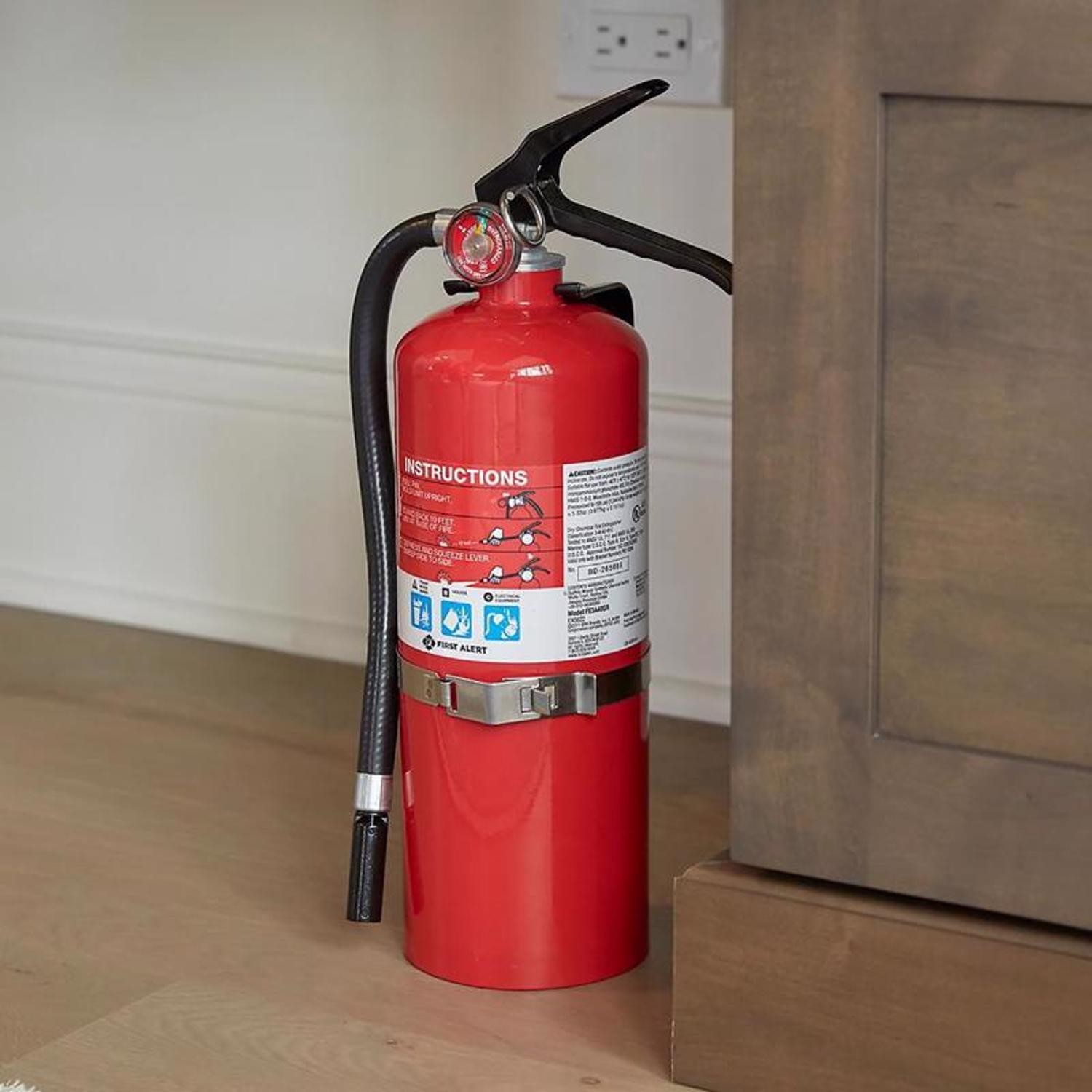 First Alert PRO5 Red Heavy Duty Fire Plus Extinguisher 10.2 lbs. (Pack of 2)