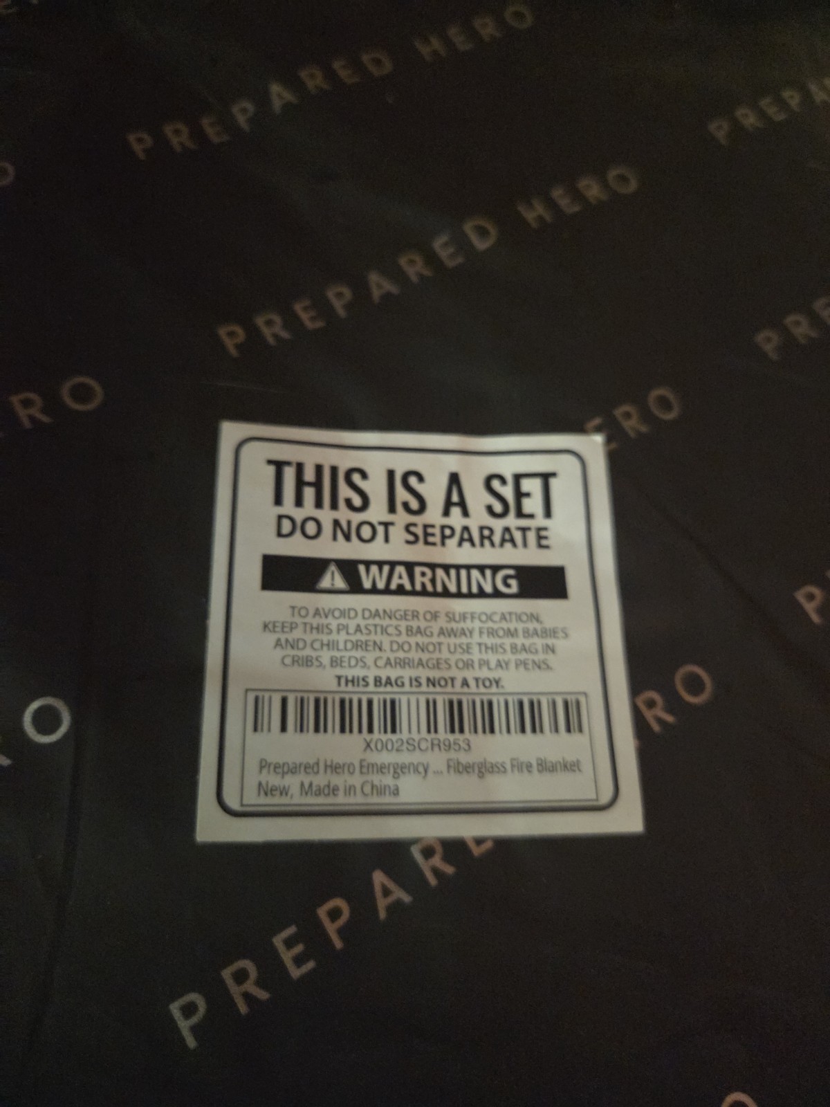 Prepared Hero Fiberglass Fire Blanket for Home Emergency