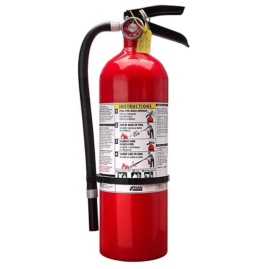 Kidde PRO-5TCM Rechargeable Fire Extinguisher – 5 lb ABC With Mounting Bracket